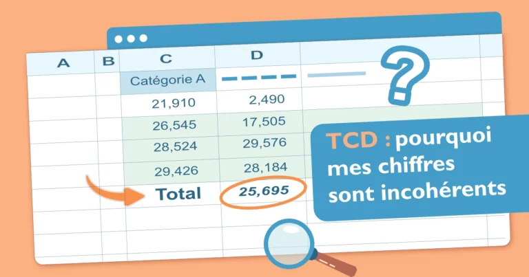 TCD chiffres incohérents